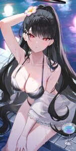 Rating: Questionable Score: 30 Tags: bikini blue_archive halo momoimon see_through swimsuits tsukatsuki_rio wet User: whitespace1
