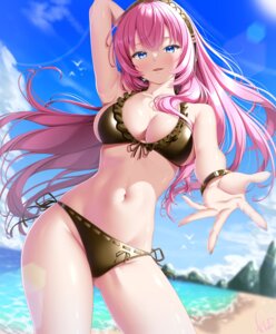Rating: Questionable Score: 40 Tags: bikini kogarashi_tobi megurine_luka swimsuits vocaloid User: saemonnokami