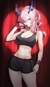 Rating: Questionable Score: 23 Tags: arknights arknights:_endfield bandages bra horns lis_zhu_long mi_fu_(arknights) pointy_ears User: VigorousMMM