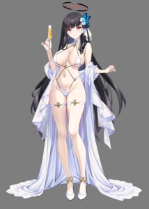 areola bikini blue_archive cameltoe garter halo merufena swimsuits transparent_png tsukatsuki_rio