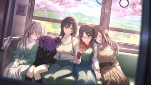 megane mitsumine_yuika shirase_sakuya sweater tagme tanaka_mamimi the_idolm@ster the_idolm@ster_shiny_colors tsukioka_kogane yuukoku_kiriko