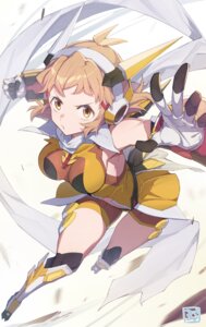 3s_(tarariko) armor no_bra senki_zesshou_symphogear tachibana_hibiki thighhighs