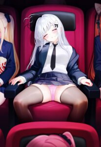 Rating: Questionable Score: 80 Tags: animal_ears cameltoe kurohanya nekomimi niliu_chahui pantsu see_through seifuku skirt_lift thighhighs tokisaki_asaba tokisaki_mio User: lacepanties