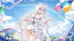 Rating: Questionable Score: 2 Tags: aida_noa animal_ears garter nekomimi skirt_lift tail User: BattlequeenYume