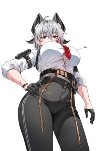 Rating: Questionable Score: 31 Tags: dress_shirt foxyreine horns no_bra open_shirt wardrobe_malfunction wuthering_waves zani User: Arsy