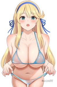 Rating: Questionable Score: 39 Tags: bikini katsuragi see_through senran_kagura surippa1010 swimsuits undressing User: saemonnokami