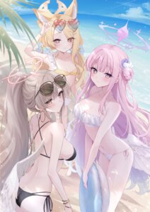 Rating: Questionable Score: 3 Tags: angel animal_ears bikini blue_archive garter halo kirifuji_nagisa kitsune klee-on loli megane misono_mika swimsuits wings yurizono_seia User: lacepanties
