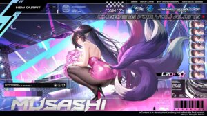 Rating: Questionable Score: 30 Tags: animal_ears ass azur_lane bunny_ears expression heels kitsune musashi_(azur_lane) no_bra pantyhose skirt_lift tagme tail wallpaper User: moonian