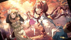 animal_ears heels kuwayama_chiyuki megane oosaki_amana oosaki_tenka tagme tail the_idolm@ster the_idolm@ster_shiny_colors wallpaper