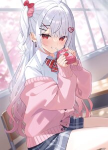 hanamiya_rica hatsuno_xxx indie_virtual_youtuber seifuku sweater