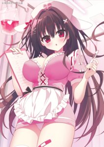 Rating: Questionable Score: 29 Tags: animal_ears bandaid bunny_ears cameltoe matsumiya_kiseri nurse pantsu skirt_lift thighhighs tsugiri_noa User: MinatoYukino