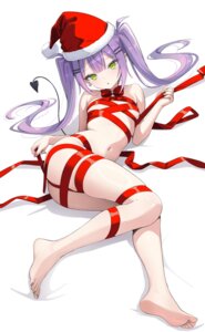 Rating: Questionable Score: 46 Tags: christmas hololive naked_ribbon nekonosuke pointy_ears tail tokoyami_towa User: KenB