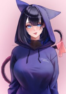 Rating: Safe Score: 36 Tags: animal_ears hololive hololive_english lazik_1337 nekomimi ouro_kronii tail User: charunetra