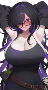 Rating: Questionable Score: 36 Tags: dress goddess_of_victory:_nikke label megane no_bra okawa_(okawa_r1) sweater wet User: KenB