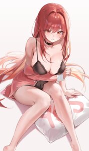 breast_hold choyeon goddess_of_victory:_nikke lingerie rapi_(nikke)