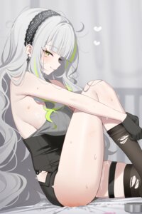 Rating: Questionable Score: 59 Tags: deyui firenze_(stella_sora) garter no_bra stella_sora thighhighs torn_clothes wet User: Spidey