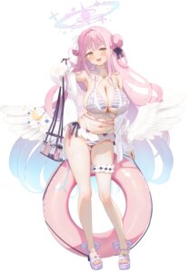 Rating: Questionable Score: 32 Tags: angel bikini blue_archive garter misono_mika saki_(saki_paint) see_through swimsuits wings User: BattlequeenYume