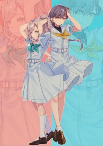 Rating: Safe Score: 12 Tags: ceras_yanagita_lilienfeld katsuragi_izumi love_live!_(series) love_live!_hasu_no_sora_jogakuin_school_idol_club macken seifuku skirt_lift User: saemonnokami