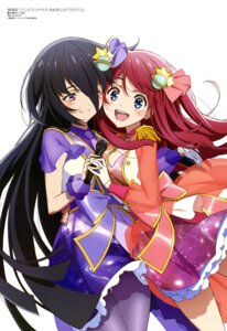 minamoto_sakura pantyhose sai_fumihide see_through skirt_lift uniform yamada_tae zombieland_saga