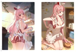 Rating: Questionable Score: 19 Tags: animal_ears ass atelier_live bunny_ears lingerie pantsu rosuuri rosuuri_(vtuber) see_through skirt_lift tail User: Anonymous