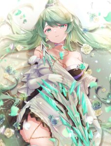 dress no_bra pneuma_(xenoblade_2) sword ui_frara xenoblade_(series) xenoblade_2