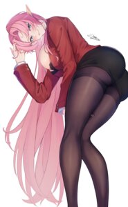 azur_lane bra duke_of_york_(azur_lane) open_shirt pantsu pantyhose pointy_ears ropi_(yyuichi29)