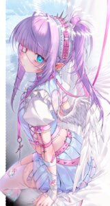 Rating: Questionable Score: 35 Tags: angel bandages bandaid eyepatch luna_(unxi) see_through thighhighs unxi wings User: lacepanties