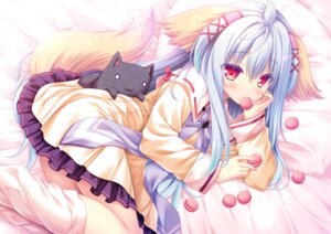 animal_ears inumimi lump_of_sugar moekibara_fumitake neko nursery_rhyme seifuku shikishima_krile tail