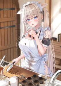 Rating: Questionable Score: 21 Tags: animal_ears bandaid bikini cream maid nekomimi niboshi_(nibosisuzu) swimsuits valentine User: Anonymous