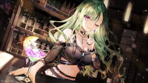 Rating: Questionable Score: 40 Tags: fishnets no_bra see_through shunka_tunacan vspo! wallpaper yakumo_beni User: Anonymous