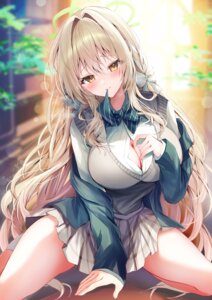 Rating: Questionable Score: 66 Tags: blue_archive cleavage halo nenobi_(nenorium) open_shirt sakurai_miyo seifuku skirt_lift sweater User: VigorousMMM Rating: Questionable Score: 66 Tags: blue_archive cleavage halo nenobi_(nenorium) open_shirt sakurai_miyo seifuku skirt_lift sweater User: VigorousMMM