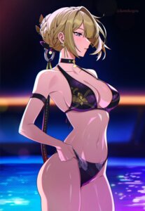 Rating: Questionable Score: 38 Tags: bikini evelyn_chevalier konekogou swimsuits undressing zenless_zone_zero User: Genex