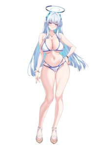 Rating: Questionable Score: 24 Tags: bikini blue_archive cameltoe halo merufena swimsuits ushio_noa User: Arsy