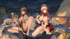 bubu garter mauxir no_bra nopan pantsu see_through snowbreak:_containment_zone tagme thighhighs wallpaper