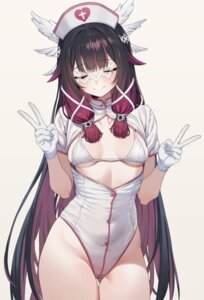 Rating: Questionable Score: 8 Tags: 0haribo0 bikini_top columbina genshin_impact leotard nurse swimsuits User: Arsy
