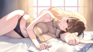 Rating: Questionable Score: 47 Tags: bld_zi girls_frontline heterochromia no_bra pantsu ro635_(girls_frontline) see_through sweater User: VigorousMMM