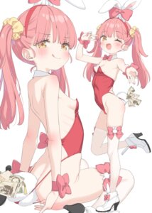 Rating: Questionable Score: 57 Tags: animal_ears bunny_ears bunny_girl heels kani_biimu loli mikane_sebiri no_bra nopan tail thighhighs User: himeno_nanako