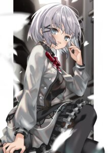 Rating: Safe Score: 32 Tags: dress pantyhose shino_(eefy) siesta_(tanmoshi) skirt_lift tantei_wa_mou_shindeiru. User: himeno_nanako