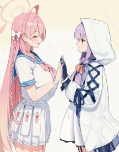 Rating: Safe Score: 40 Tags: blue_archive garter hakari_atsuko halo lunch seifuku urawa_hanako User: lacepanties