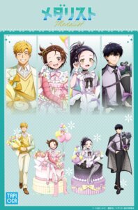 akeuraji_tsukasa dress heels kamisaki_hikaru medalist pantyhose skirt_lift tagme yodaka_jun yuitsuka_inori