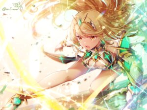 Rating: Safe Score: 5 Tags: cleavage dress hikari_(xenoblade_2) ui_frara xenoblade_(series) xenoblade_2 User: himeno_nanako