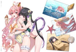 Rating: Questionable Score: 17 Tags: animal_ears atelier_live bikini bunny_ears garter nekomimi rosuuri rosuuri_(vtuber) swimsuits tail wet yuri User: Anonymous