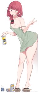 Rating: Questionable Score: 51 Tags: areola bocchi_the_rock! cloba dress hiroi_kikuri no_bra nopan see_through skirt_lift User: Spidey