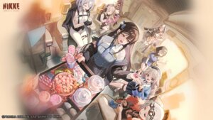 brid diesel_(nikke) garter goddess_of_victory:_nikke headphones julia_(nikke) megane nero_(nikke) nora_(nikke) pantyhose soline tagme tail thighhighs uniform wallpaper