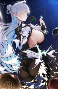 ass goddess_of_victory:_nikke hyunwoo mecha_musume nayuta_(nikke) no_bra pantyhose tattoo