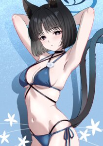 Rating: Questionable Score: 37 Tags: animal_ears bikini blue_archive halo kiryuu_kikyou nekomimi sawwei005 swimsuits tail User: Aleax