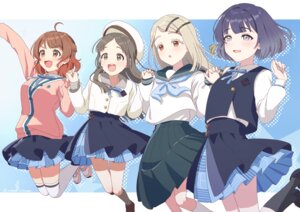Rating: Safe Score: 4 Tags: gakuen_idolm@ster hanami_ume hataya_misuzu kuramoto_china seifuku shinosawa_hiro skirt_lift sweater the_idolm@ster thighhighs usagichama User: saemonnokami