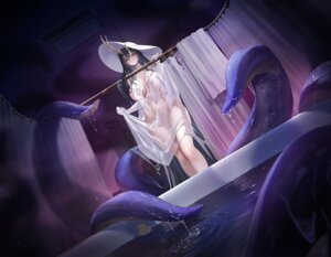 Rating: Questionable Score: 39 Tags: azur_lane dress golden_hind_(azur_lane) horns no_bra nopan see_through skirt_lift tagme tentacles torn_clothes wet wet_clothes User: Arsy