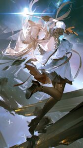 Rating: Questionable Score: 36 Tags: animal_ears arknights arknights:_endfield heels no_bra pantyhose perlica_(arknights) ribao skirt_lift weapon User: Anonymous