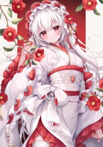 kyuuketsuki-chan_(mitsuba_choco) lolita_fashion mitsuba_choco thighhighs wa_lolita